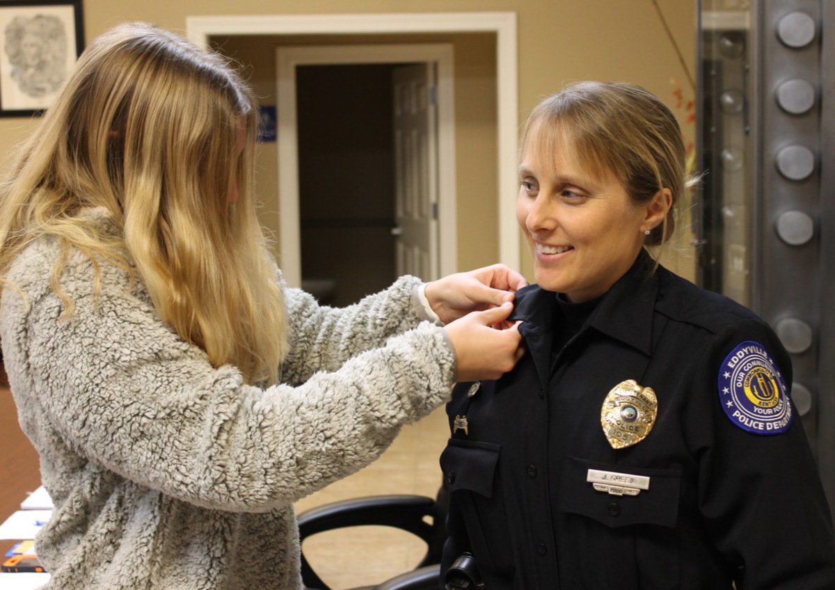 Green named Eddyville's first female police chief